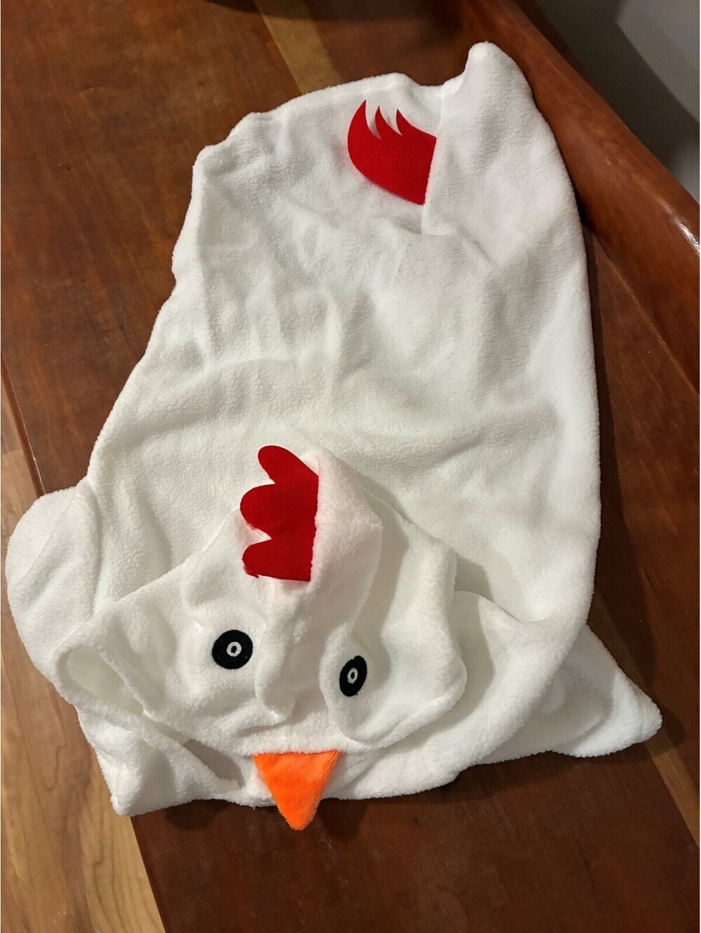 Chicken Dog Costume 2XL White Rooster Halloween Pet Costume Bulldog Chow SharPei